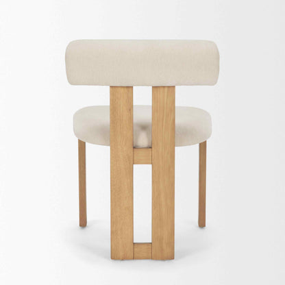 Mercana Tribeca Curve Open Back Fabric Dining Chair 2PC