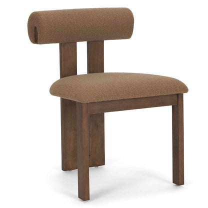 Mercana Tribeca Curve Open Back Fabric Dining Chair 2PC