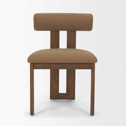 Mercana Tribeca Curve Open Back Fabric Dining Chair 2PC
