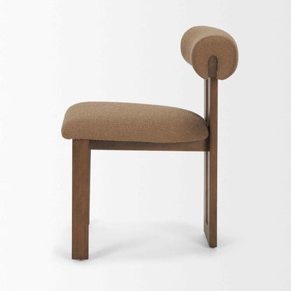 Mercana Tribeca Curve Open Back Fabric Dining Chair 2PC