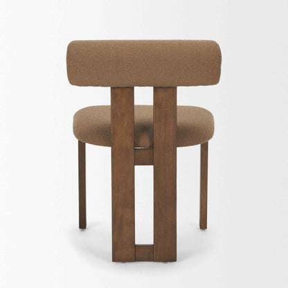 Mercana Tribeca Curve Open Back Fabric Dining Chair 2PC