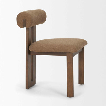 Mercana Tribeca Curve Open Back Fabric Dining Chair 2PC