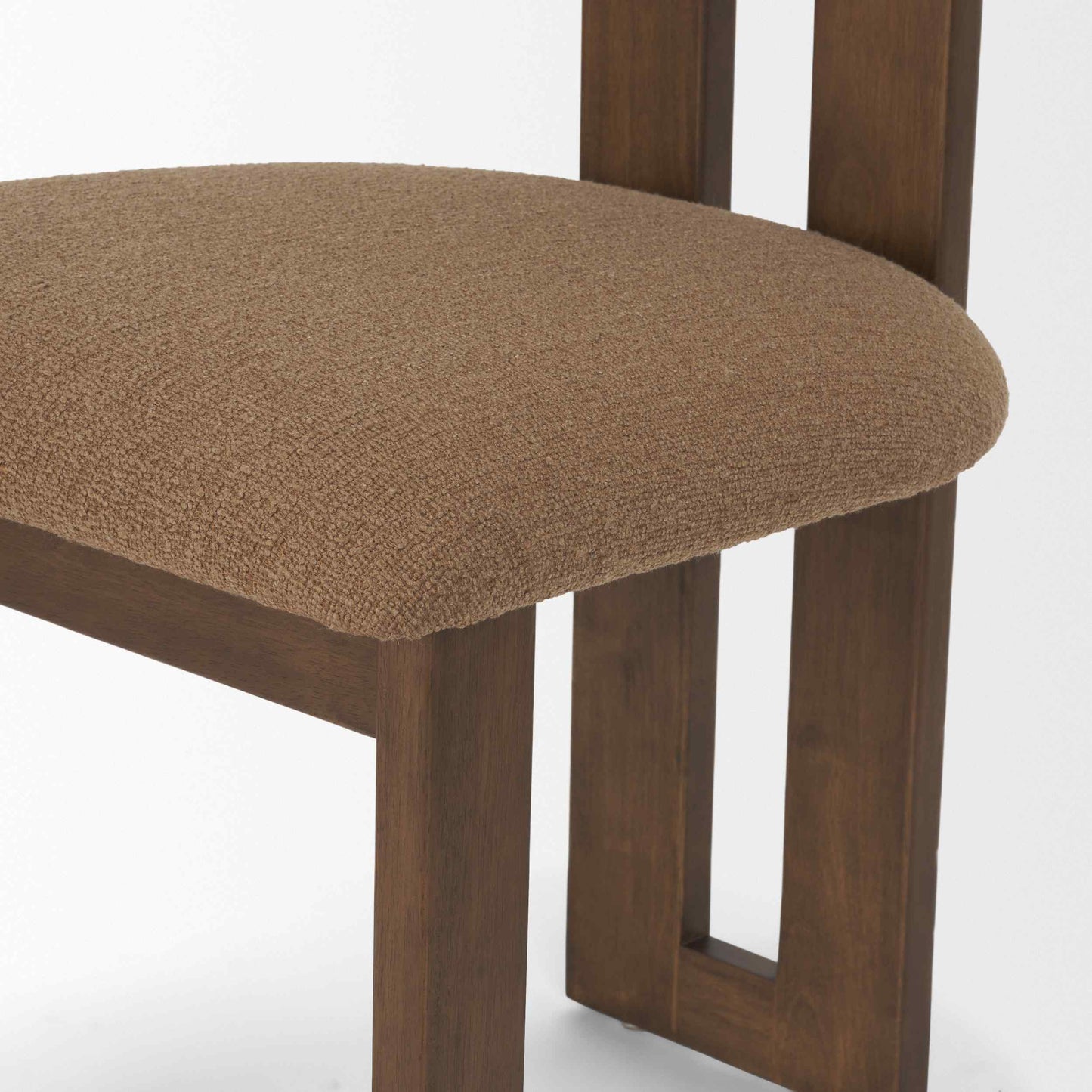Mercana Tribeca Curve Open Back Fabric Dining Chair 2PC