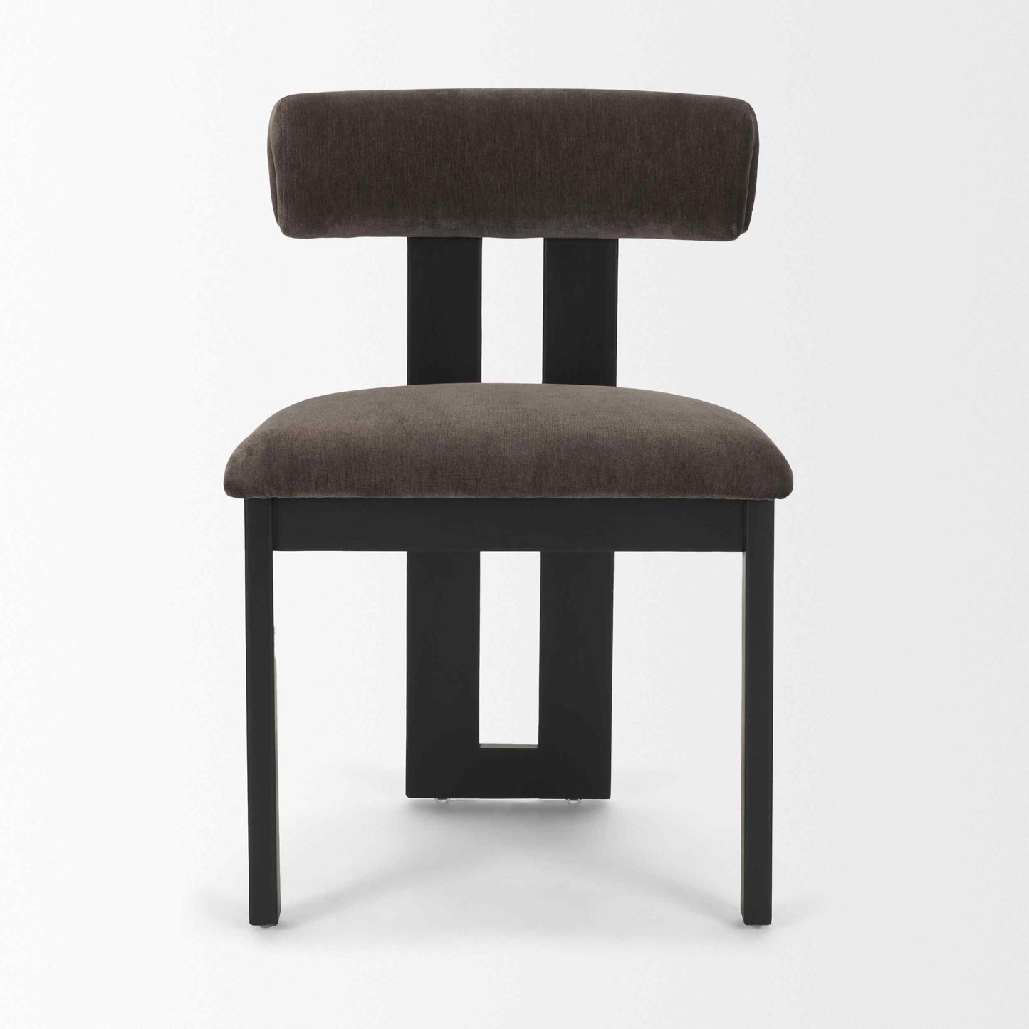 Mercana Tribeca Curve Open Back Fabric Dining Chair 2PC