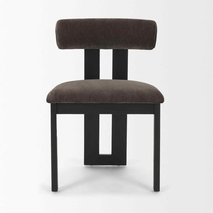 Mercana Tribeca Curve Open Back Fabric Dining Chair 2PC