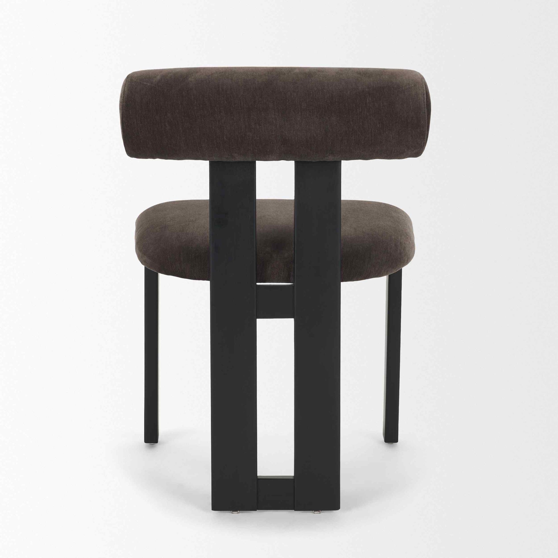Mercana Tribeca Curve Open Back Fabric Dining Chair 2PC