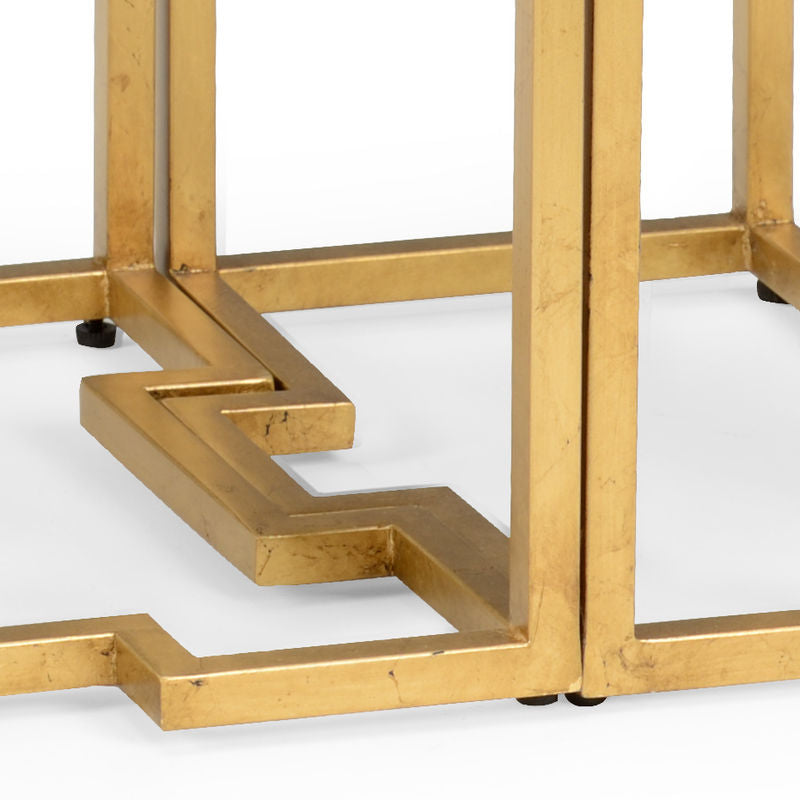 Trio White Marble Top Side Table-Side Tables-Chelsea House-LOOMLAN