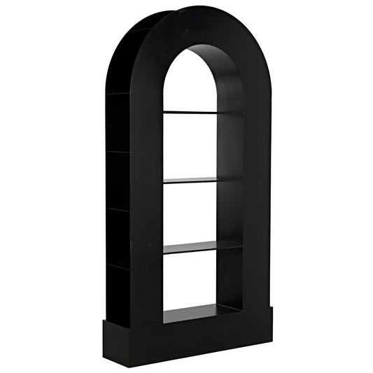 Triumph Bookcase, Black Steel-Bookcases-Noir-Sideboards and Things