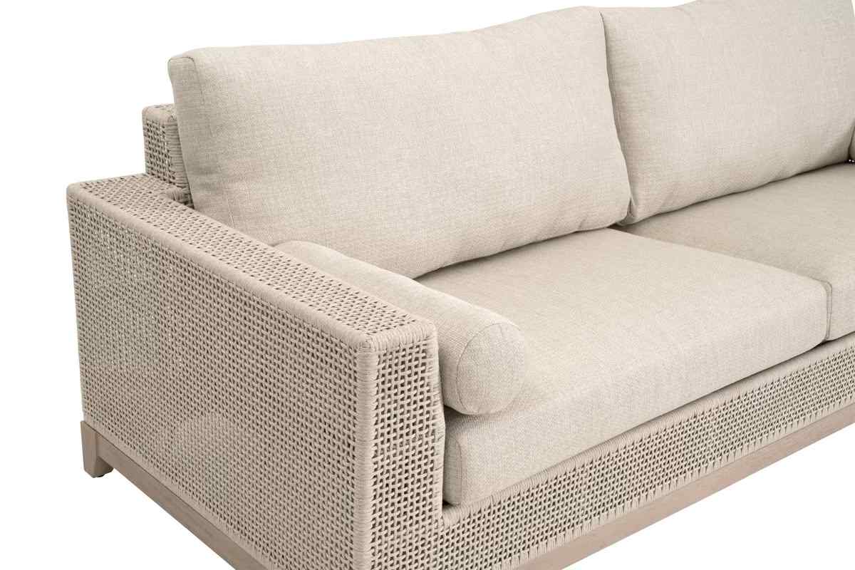 Tropez 90" Olefin Fabric Outdoor Sofa