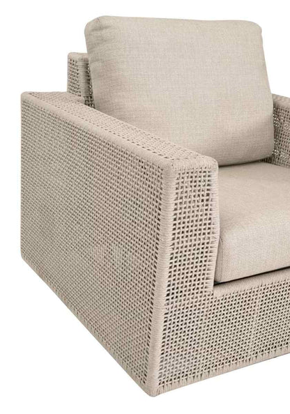Tropez Olefin Fabric Swivel Outdoor Rocker