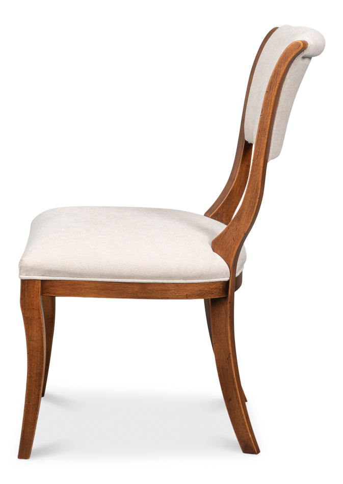 Sarreid Trophy Performance Fabric Armless Dining Chair 2PC
