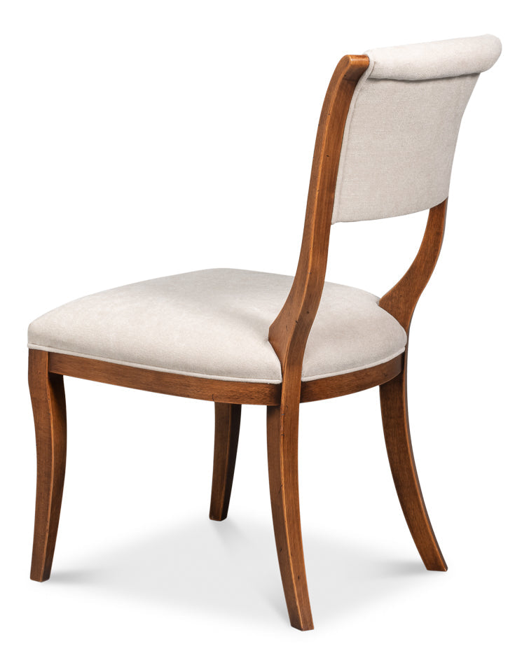 Sarreid Trophy Performance Fabric Armless Dining Chair 2PC