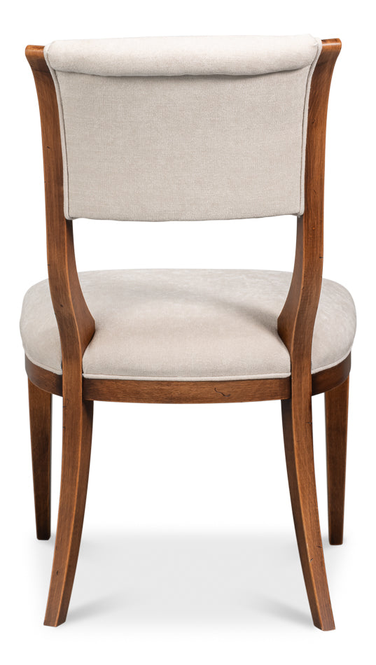 Sarreid Trophy Performance Fabric Armless Dining Chair 2PC