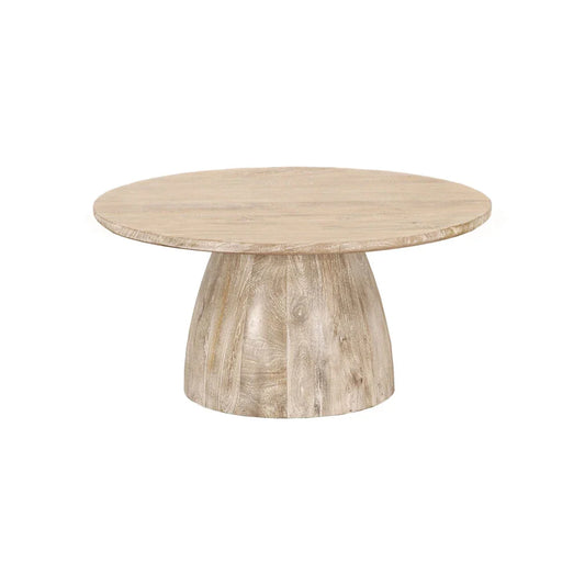 Truffle Sustainable Wooden Round Coffee Table