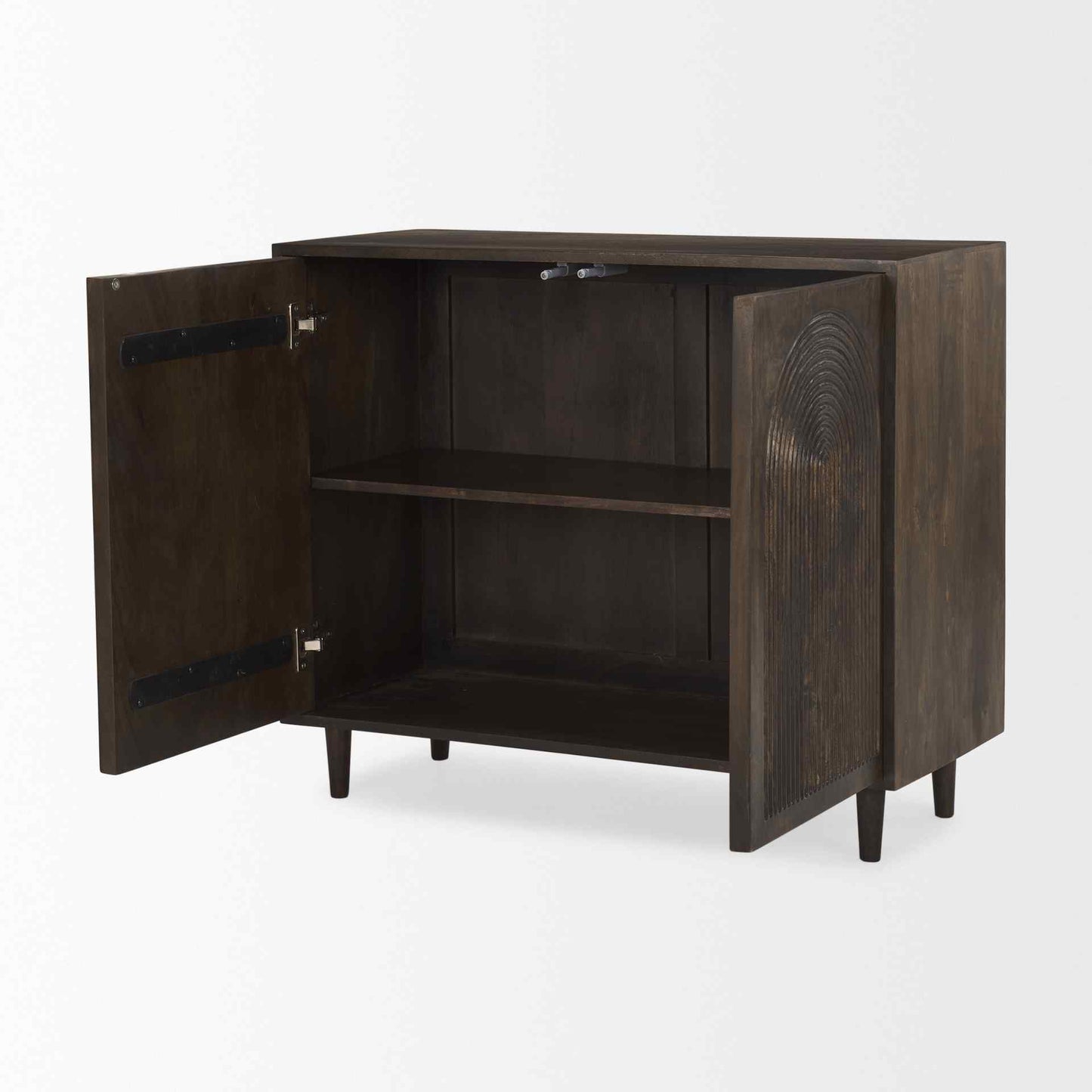 Tucker Two Doors Wood Cabinet