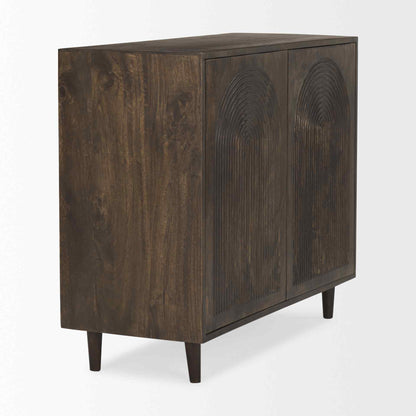 Tucker Two Doors Wood Cabinet