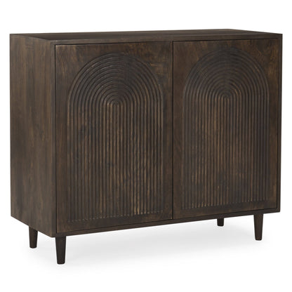 Tucker Two Doors Wood Cabinet