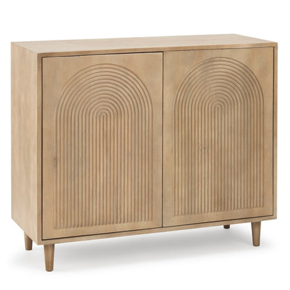 Tucker Two Doors Wood Cabinet