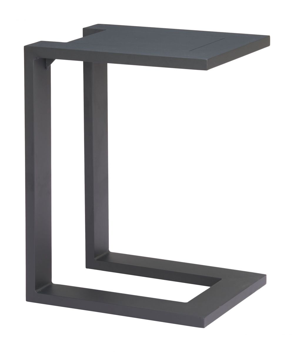 Zuo Modern Tudi Aluminum Black Side Table