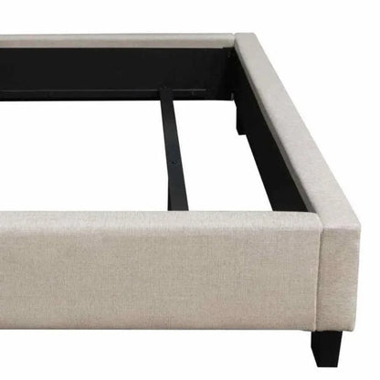 Diamond Sofa Tufted Wingback Low Profile Queen Bed Frame