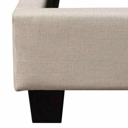 Diamond Sofa Tufted Wingback Low Profile Queen Bed Frame