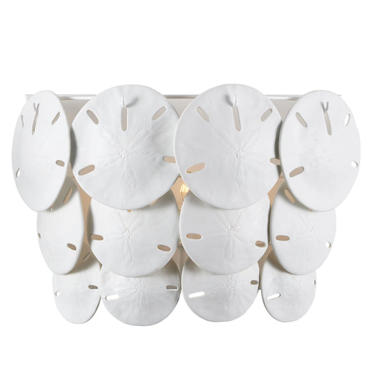 Tulum White Wall Sconce Wall Sconces Sideboards and Things By Currey & Co