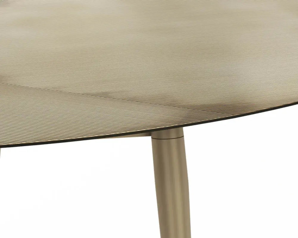 SUNPAN Tuner Iron Topped Oval Coffee Table
