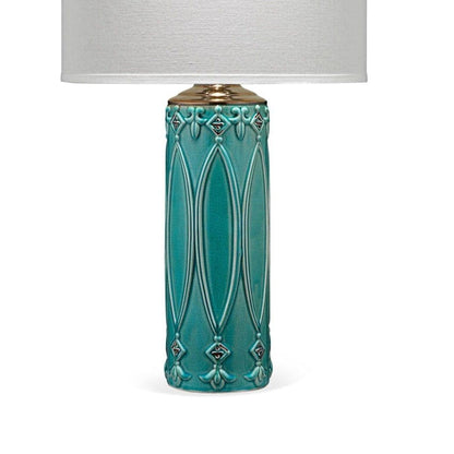 Turquoise Ceramic Tabitha Table Lamp Table Lamps Sideboards and Things By Jamie Young