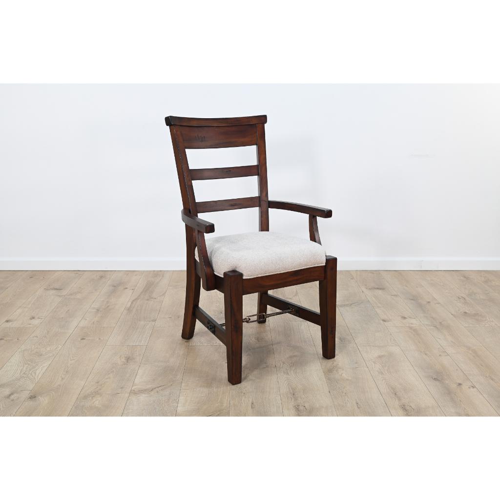 Sunny D Tuscany Cotton Dining Arm Chair (Set of 2)