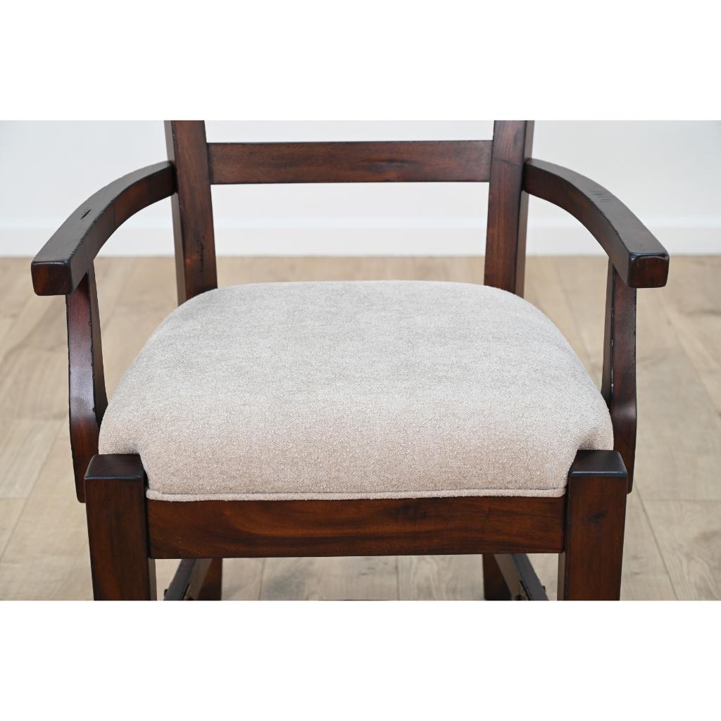 Sunny D Tuscany Cotton Dining Arm Chair (Set of 2)