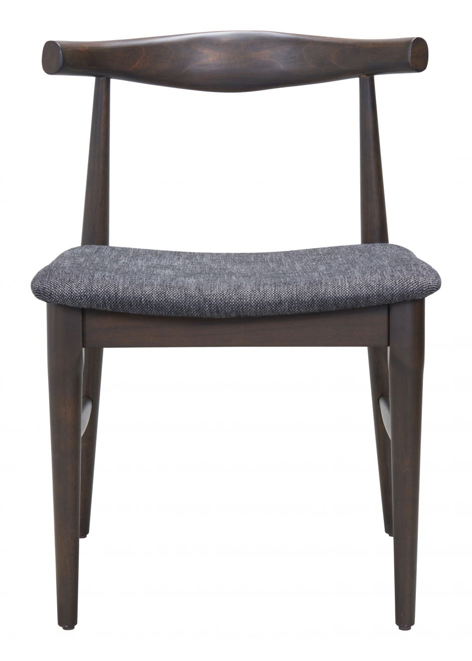 Zuo Modern Tuzka Grey Fabric Dining Chair 2PC