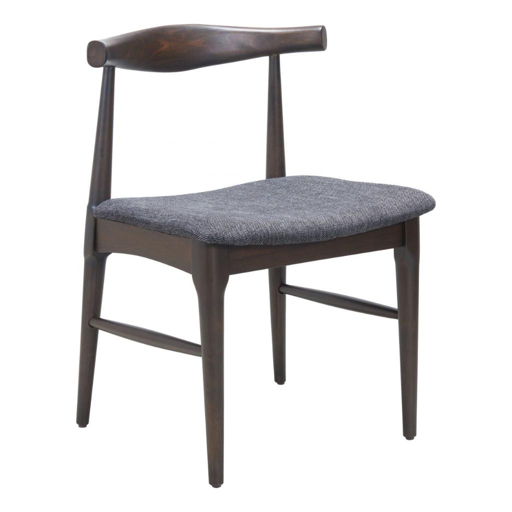Zuo Modern Tuzka Grey Fabric Dining Chair 2PC