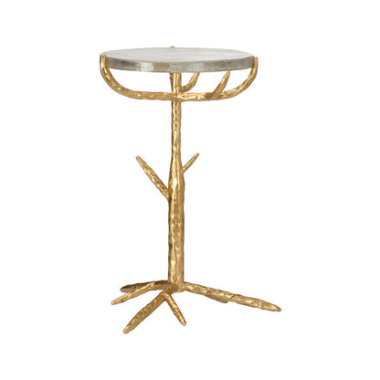 Chelsea House Twig Textured Tripod Based Round Side Table