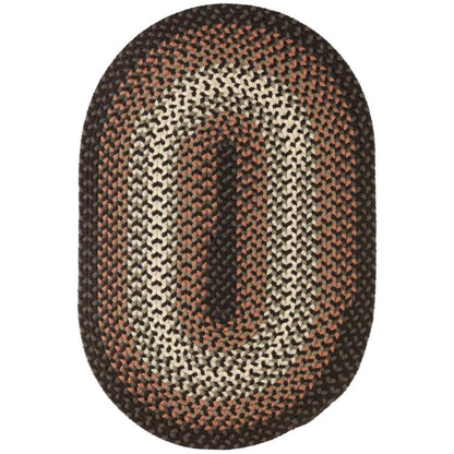 Rhody Rug Twin River Braided Oval Reversible Outdoor Rugs