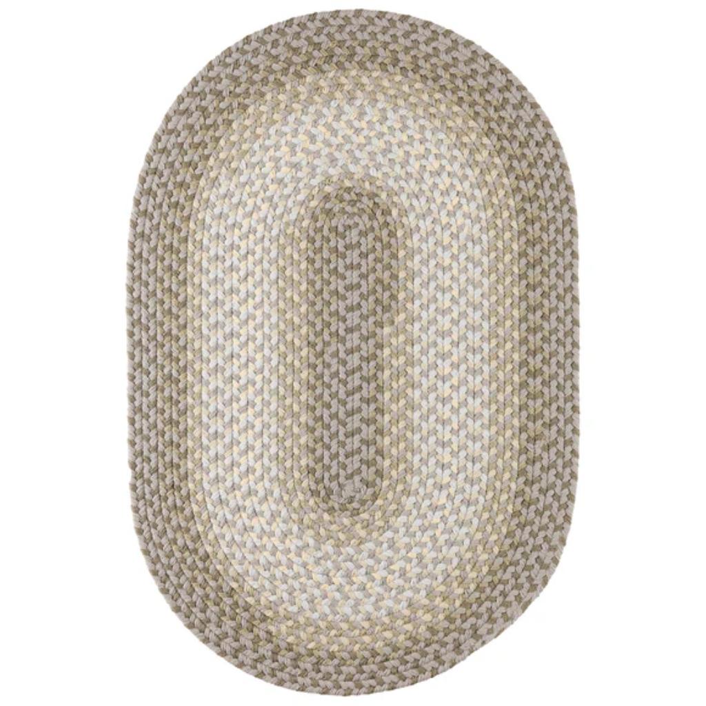 Rhody Rug Twin River Braided Oval Reversible Outdoor Rugs