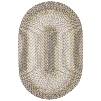 Rhody Rug Twin River Braided Oval Reversible Outdoor Rugs