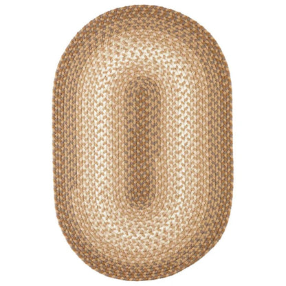 Rhody Rug Twin River Braided Oval Reversible Outdoor Rugs