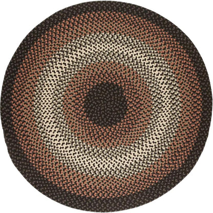 Rhody Rug Twin River Braided Round Reversible Outdoor Rugs