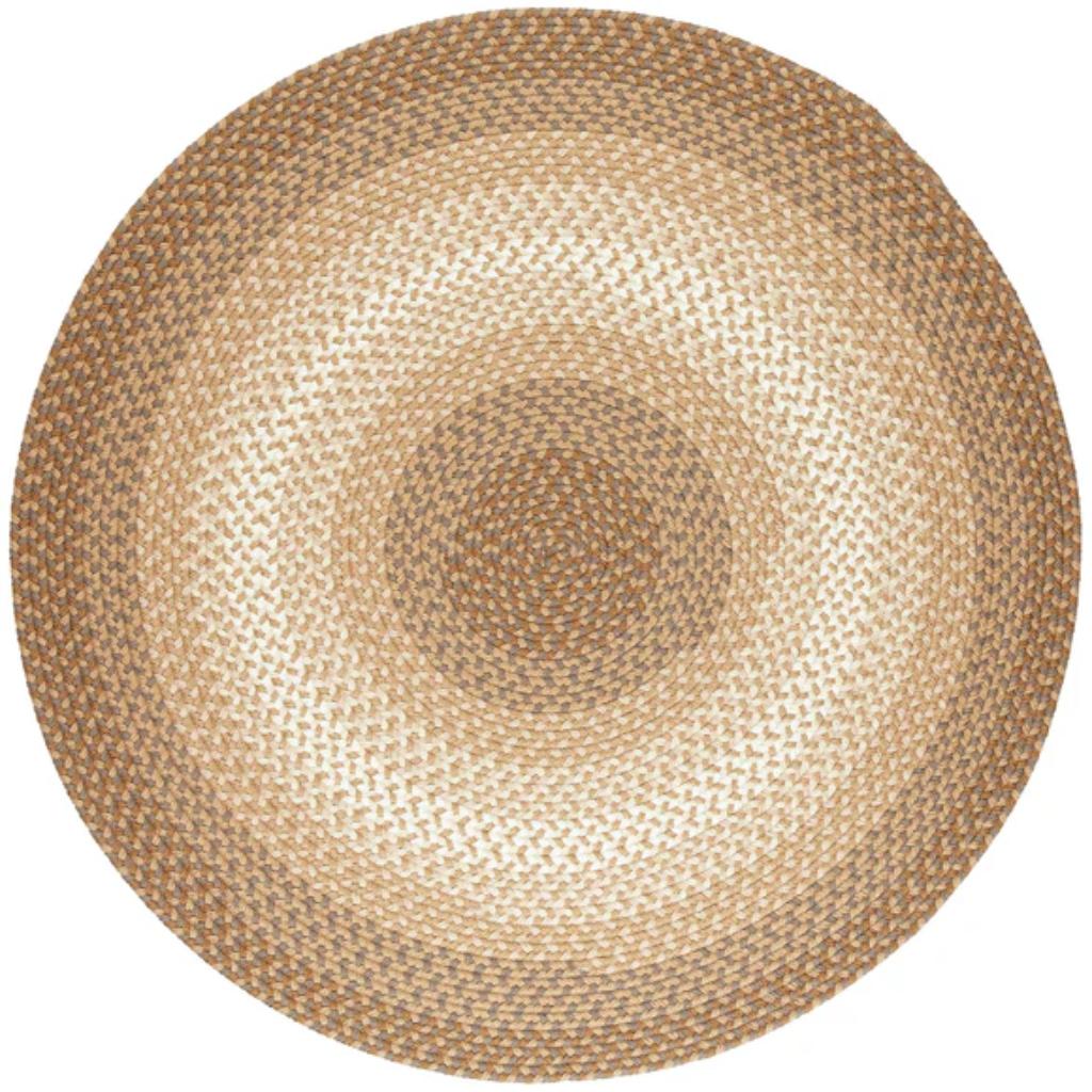 Rhody Rug Twin River Braided Round Reversible Outdoor Rugs
