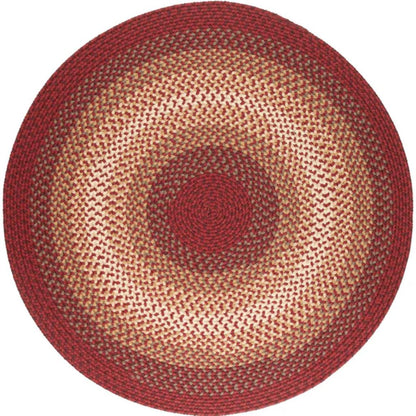 Rhody Rug Twin River Braided Round Reversible Outdoor Rugs