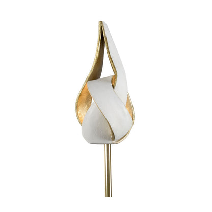 Wildwood Twister Tear Brass Base Table Lamp