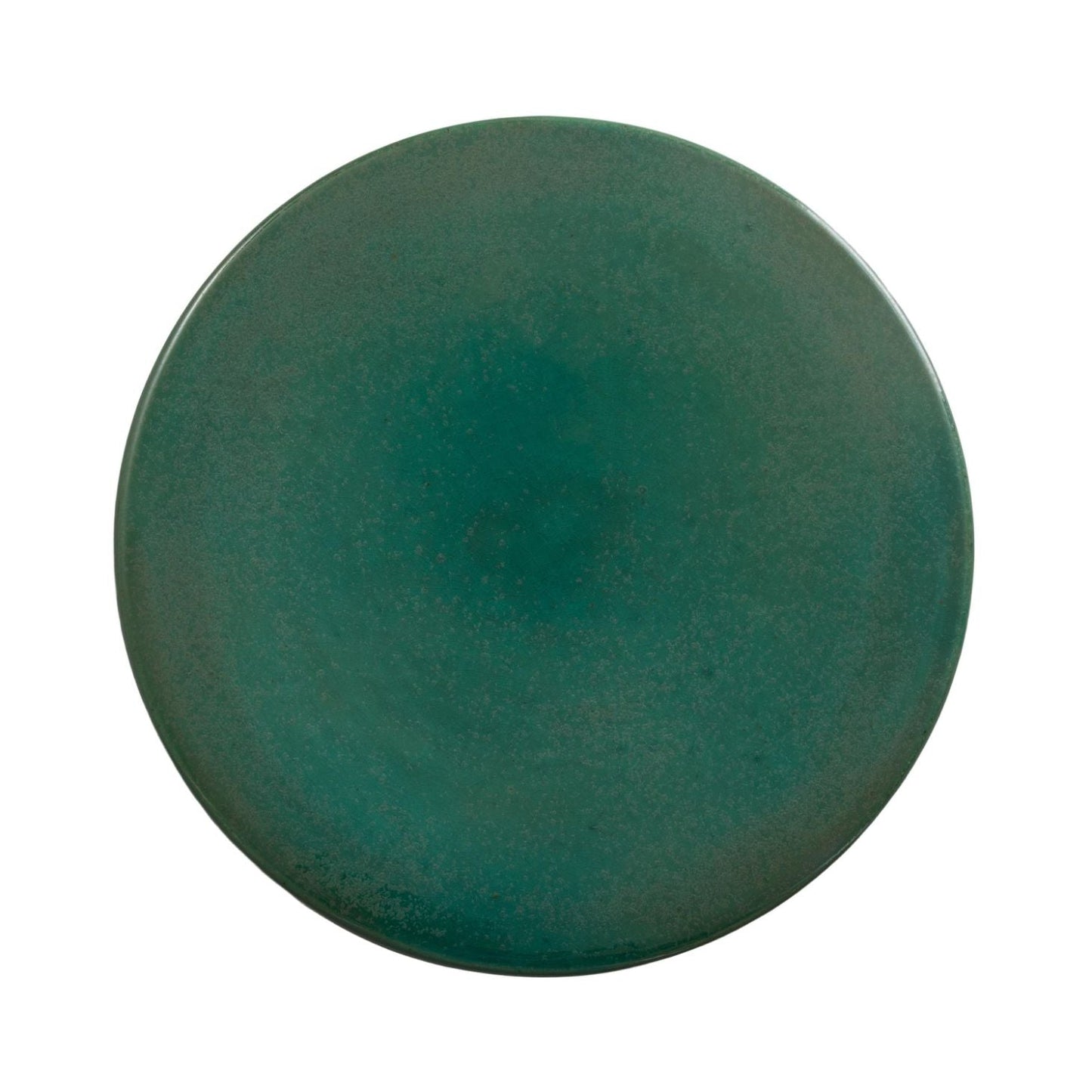 Emissary Two-Tone 14"Dia Ceramic Garden Stool