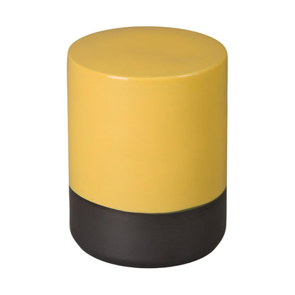 Emissary Two-Tone 14"Dia Ceramic Garden Stool