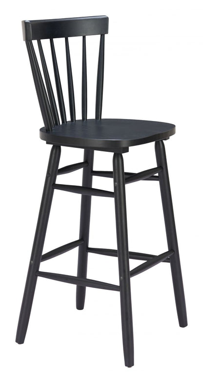 Zuo Modern Tyce Painted Wood Barstool 2PC