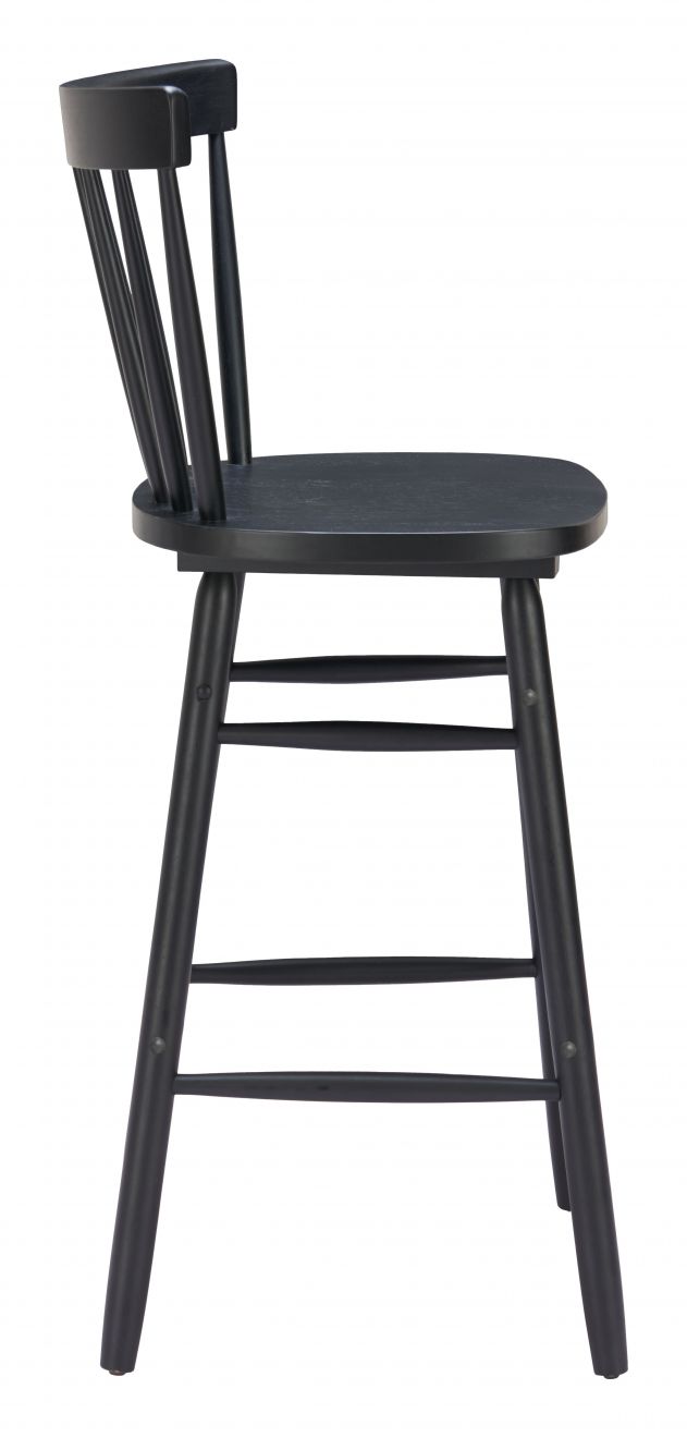 Zuo Modern Tyce Painted Wood Barstool 2PC