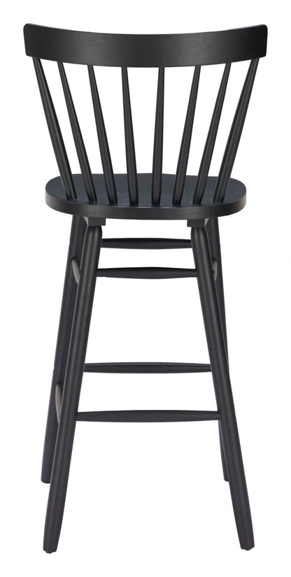 Zuo Modern Tyce Painted Wood Barstool 2PC