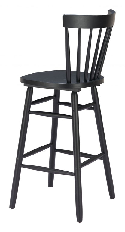 Zuo Modern Tyce Painted Wood Barstool 2PC