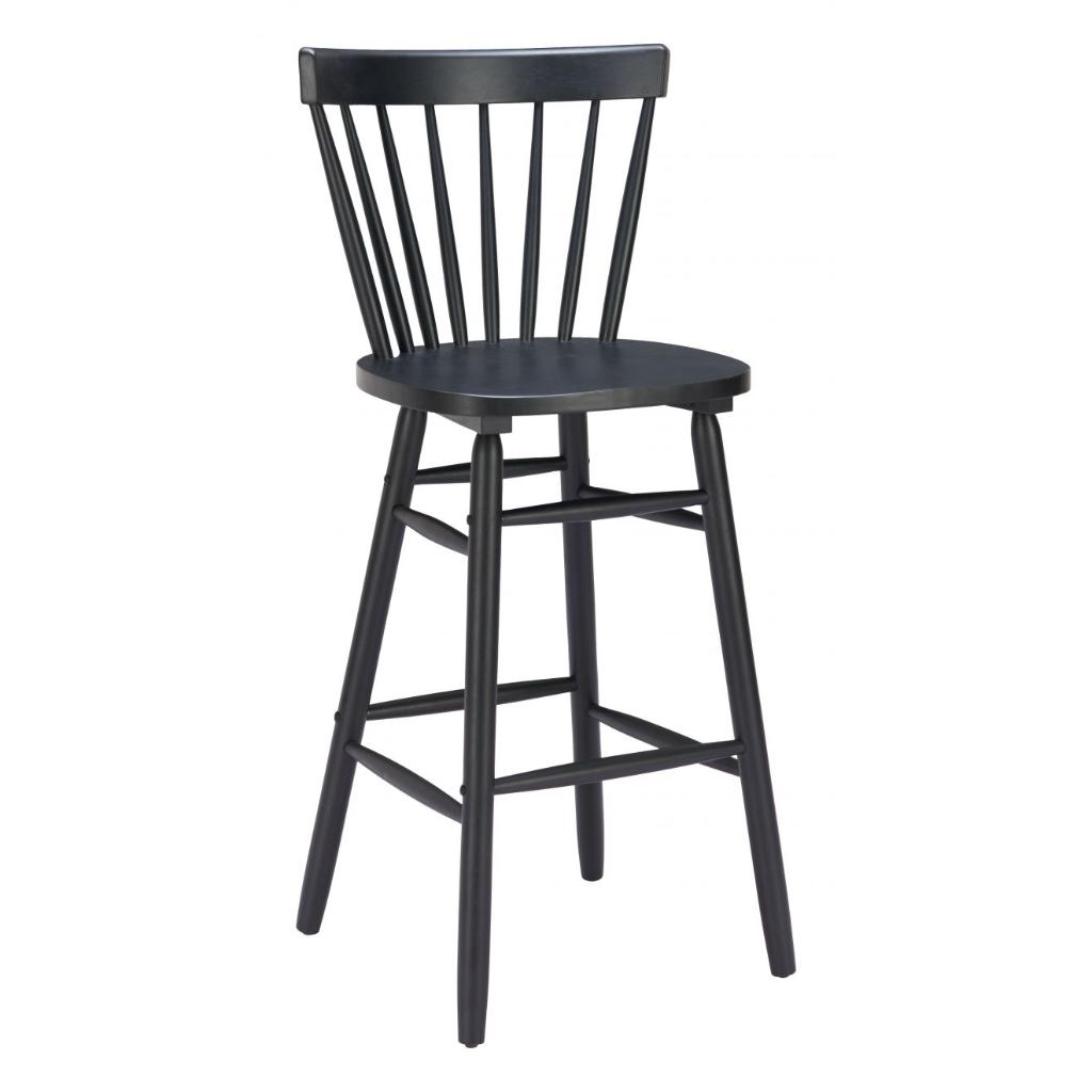 Zuo Modern Tyce Painted Wood Barstool 2PC