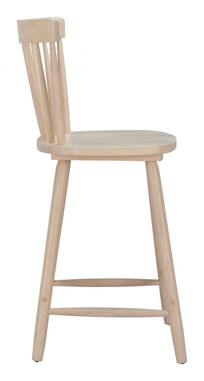 Zuo Modern Tyce Painted Wooden Counter Stool 2PC