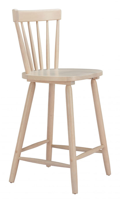 Zuo Modern Tyce Painted Wooden Counter Stool 2PC